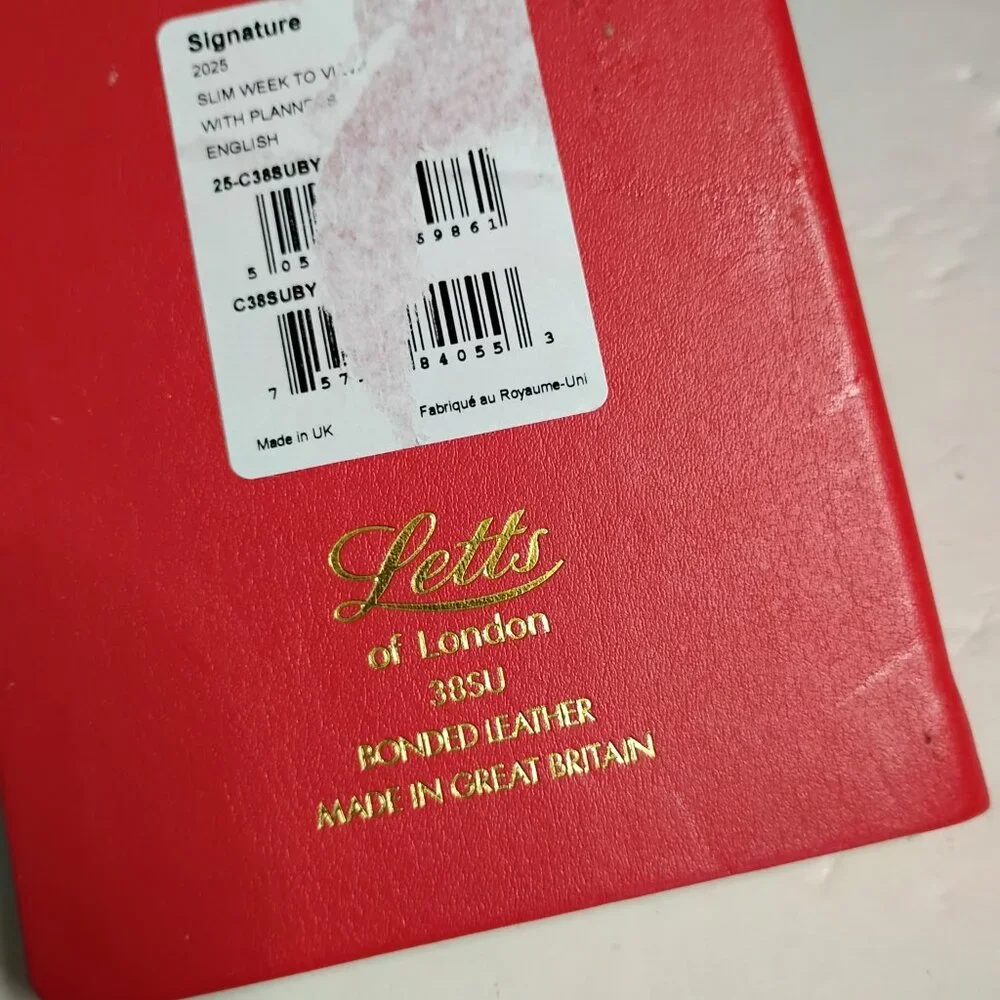 Letts Of London Weekly Planner 2025